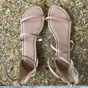 Forever 21 nude sandals